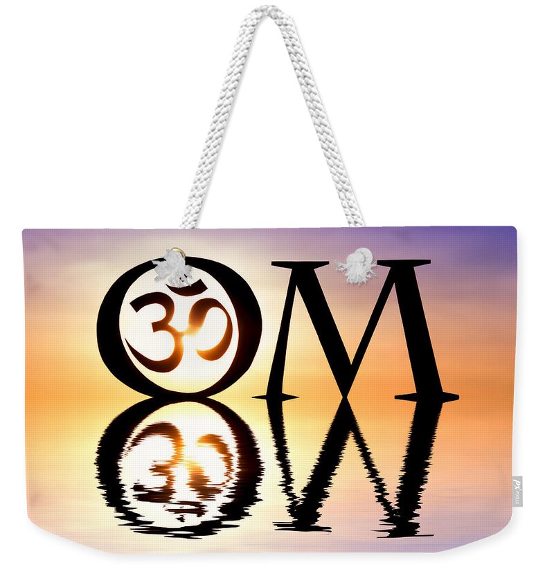 Om Weekender Tote Bag featuring the photograph Sacred OM by Tim Gainey