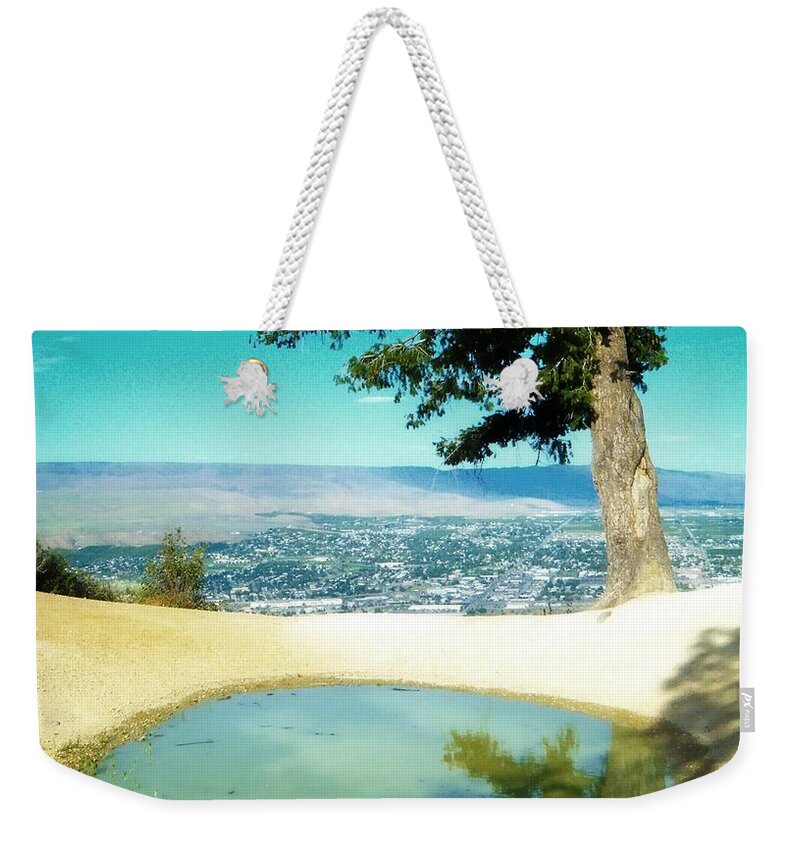 Wenatchee Weekender Tote Bag featuring the photograph Saddle Rock Oasis by Jamie Johnson