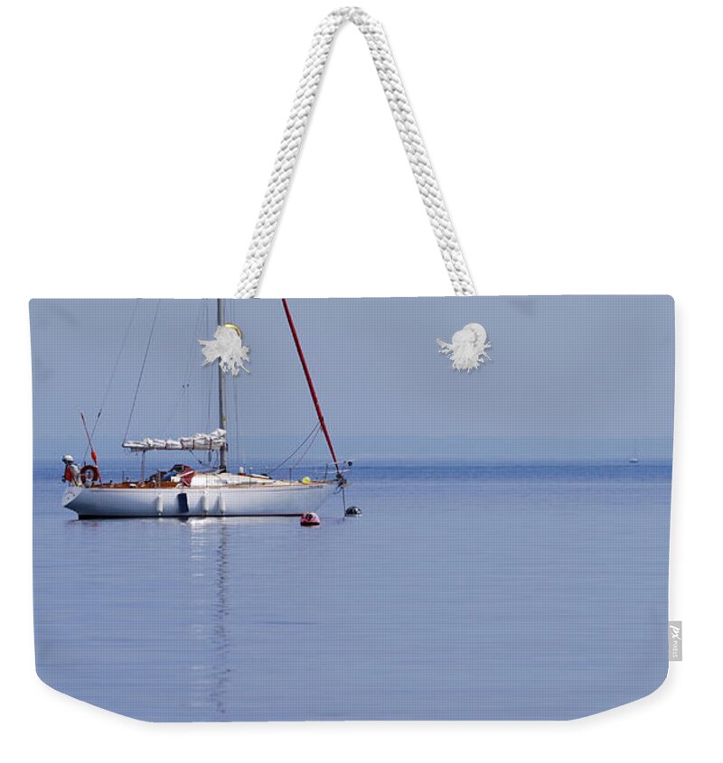 Safe Weekender Tote Bag featuring the photograph Safe Harbour 2 by Wendy Wilton