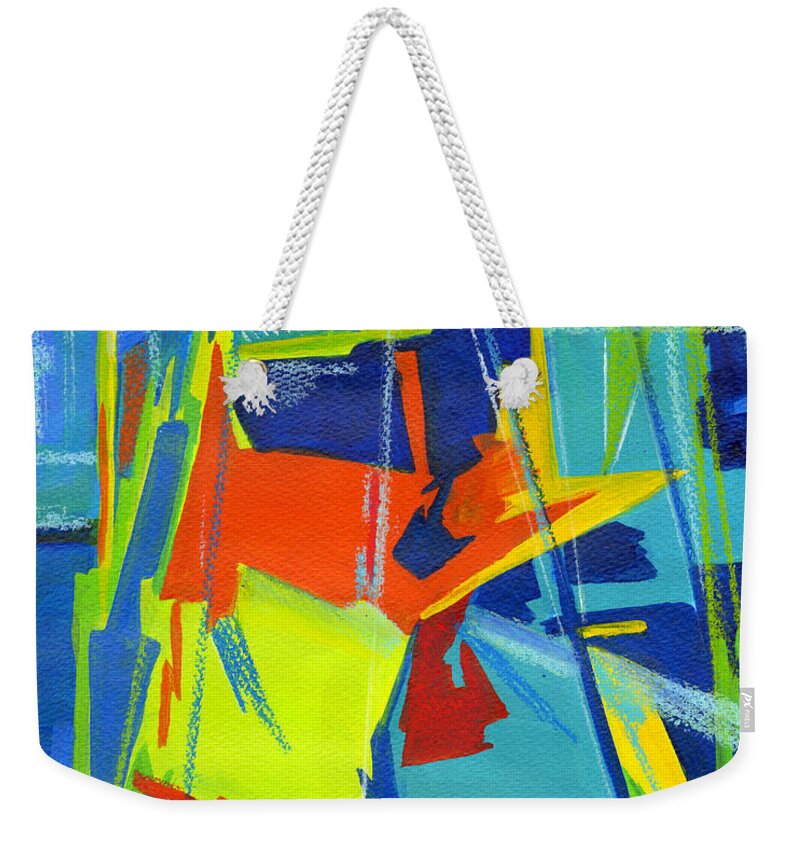 Tanya Filichkin Weekender Tote Bag featuring the painting Sailing by Tanya Filichkin