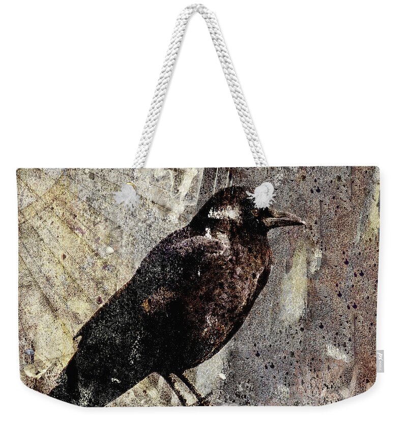 Crow Weekender Tote Bag featuring the photograph Same Crow Different Day by Carol Leigh