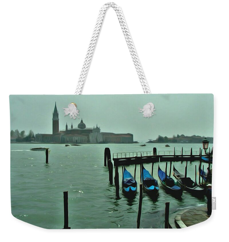 Venice Weekender Tote Bag featuring the photograph Sanding By by Brian Reaves