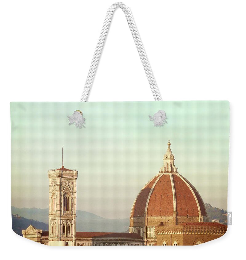 Tranquility Weekender Tote Bag featuring the photograph Santa Maria Del Fiore E Campanile Di by Marco Misuri