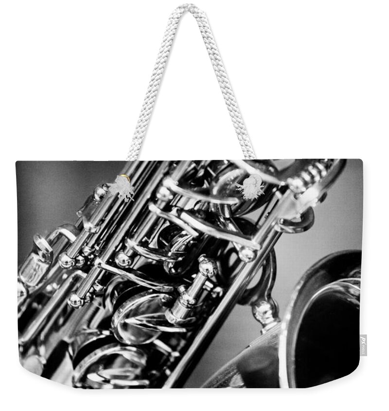 Saxophone Weekender Tote Bag featuring the photograph Saxophone by Hakon Soreide