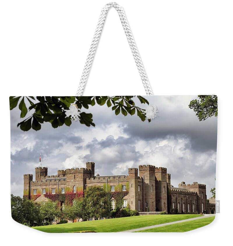 Scone Weekender Tote Bag featuring the photograph Scone Palace in Scotland by Jason Politte