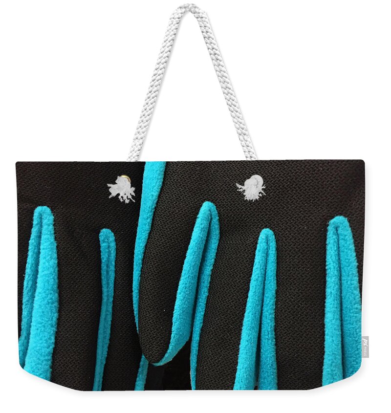 Abstract Weekender Tote Bag featuring the photograph Scribble by Rick Locke - Out of the Corner of My Eye