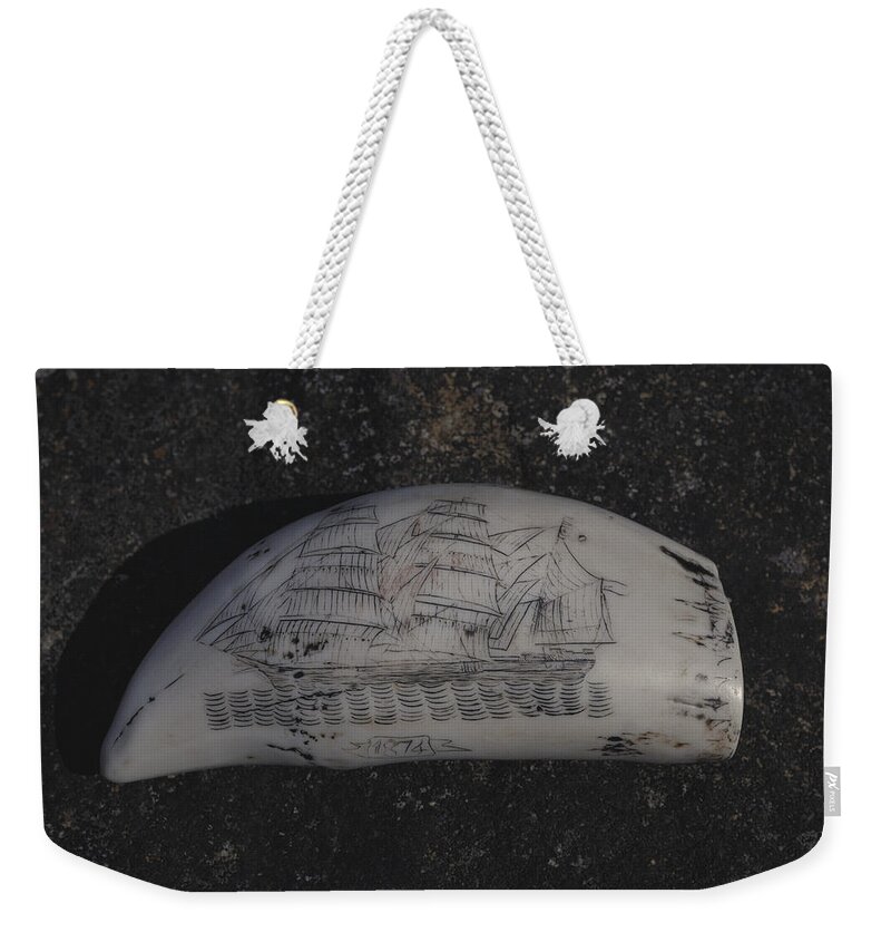 Animal Weekender Tote Bag featuring the photograph Scrimshaw by A.b. Joyce