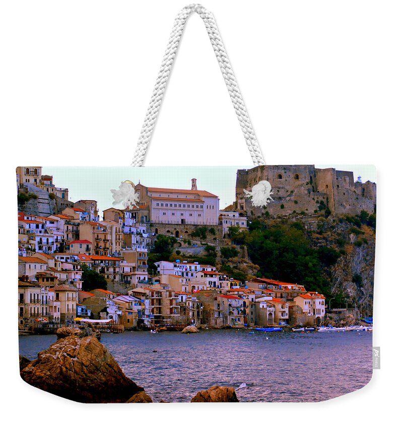 Italy Weekender Tote Bag featuring the photograph Scylla Italy by Caroline Stella