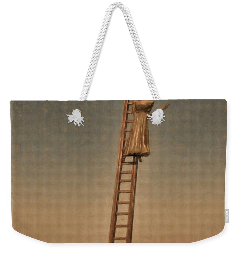 Art Weekender Tote Bag featuring the photograph Searching for Anwers by Maria Coulson