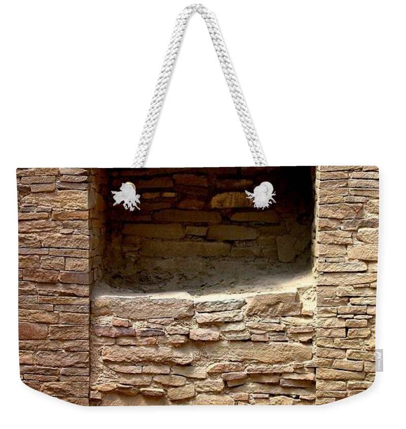 Chaco Canyon Weekender Tote Bag featuring the photograph Second Thoughts by Joe Kozlowski