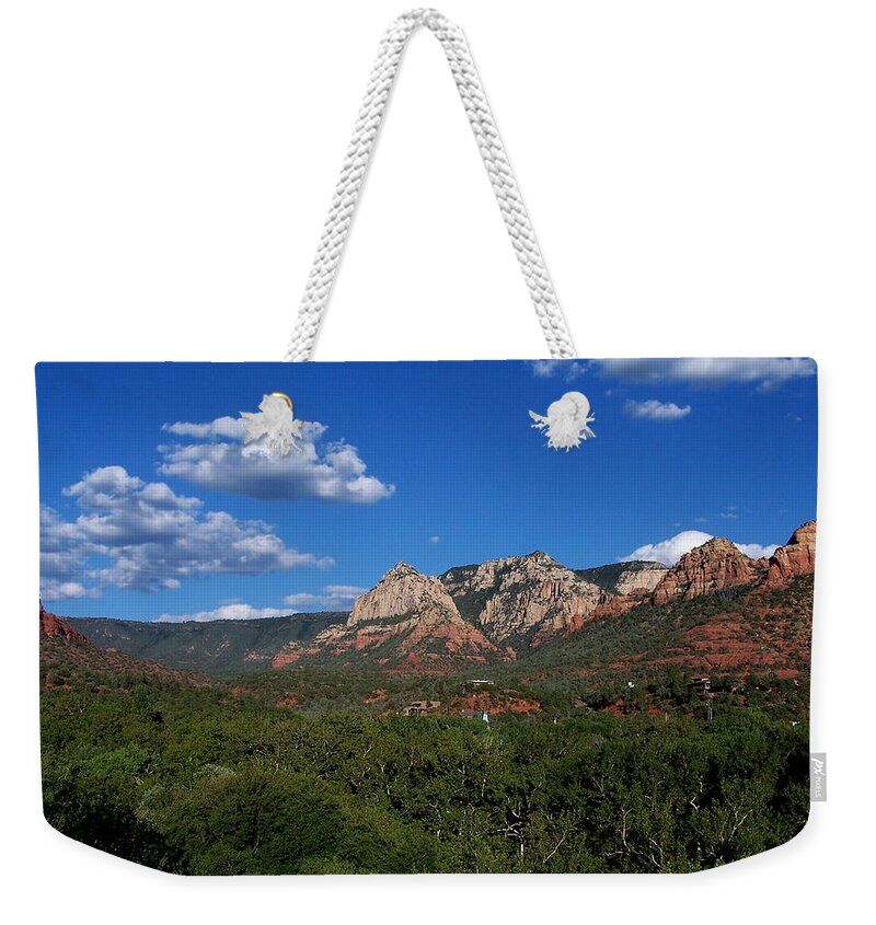 Valley Weekender Tote Bag featuring the photograph Sedona-3 by Dean Ferreira