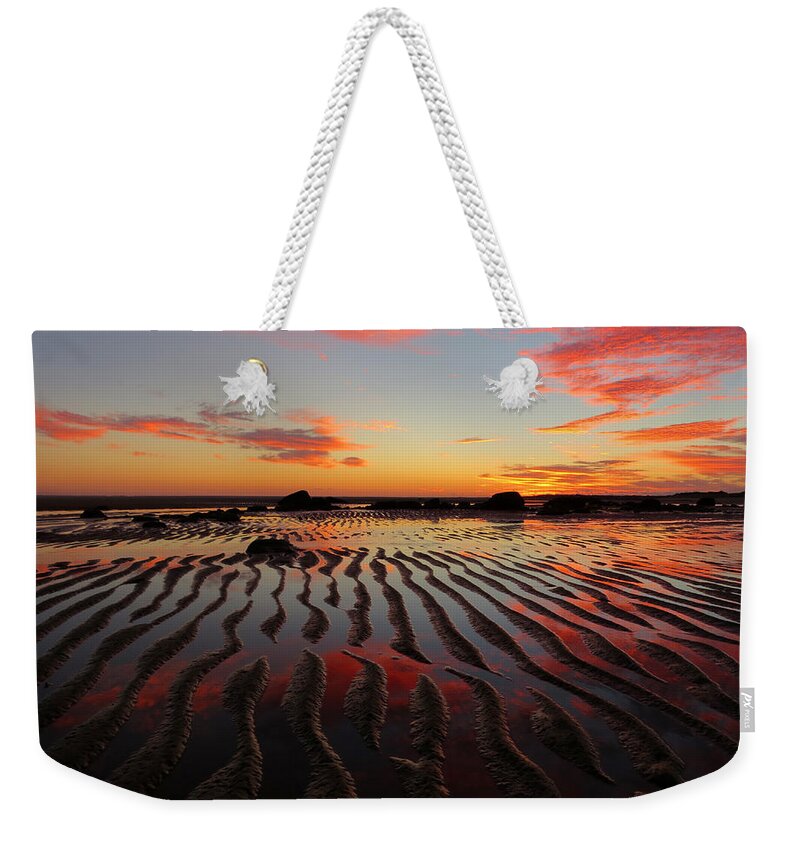 East Dennis Weekender Tote Bag featuring the photograph September Brilliance by Dianne Cowen Cape Cod Photography