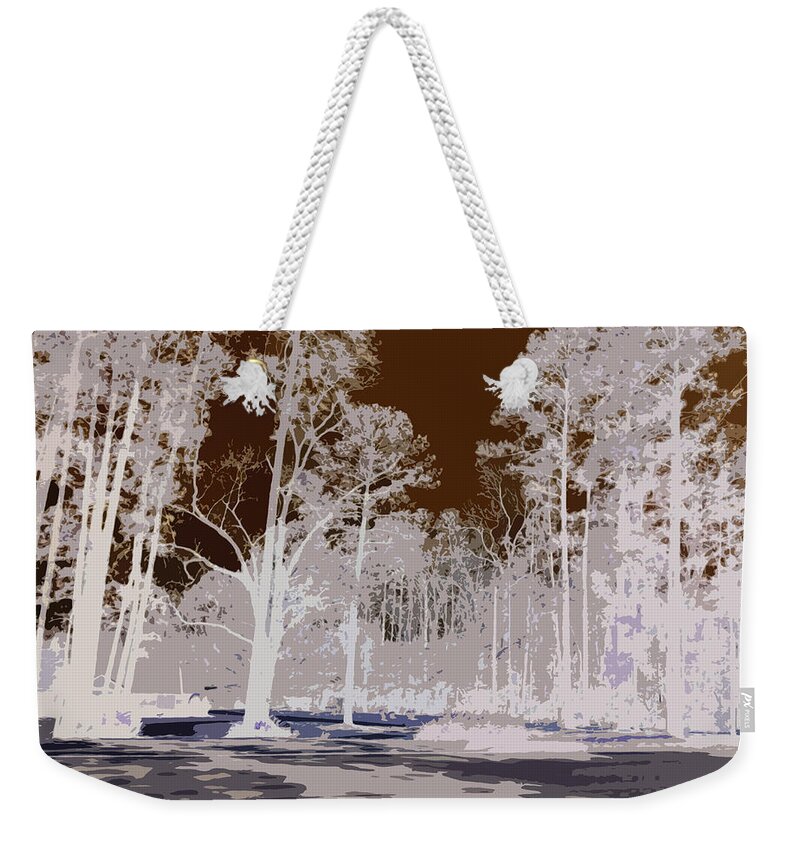 Shadow Weekender Tote Bag featuring the photograph Shadows by Max Mullins