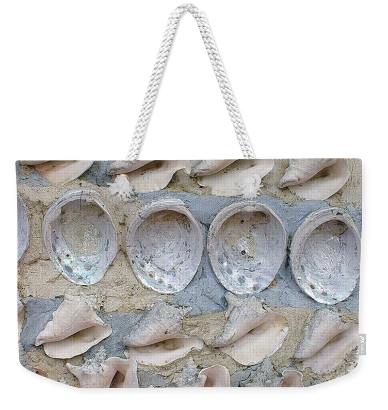 Michigan Weekender Tote Bag featuring the photograph Shells by Randy Pollard