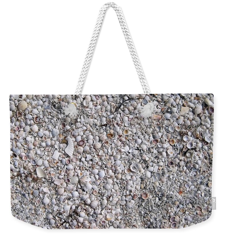 Shells Weekender Tote Bag featuring the photograph Shells by Shanna Hyatt