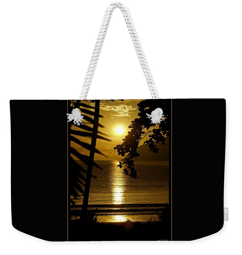 Landscapes Weekender Tote Bag featuring the photograph Shimmer by Holly Kempe
