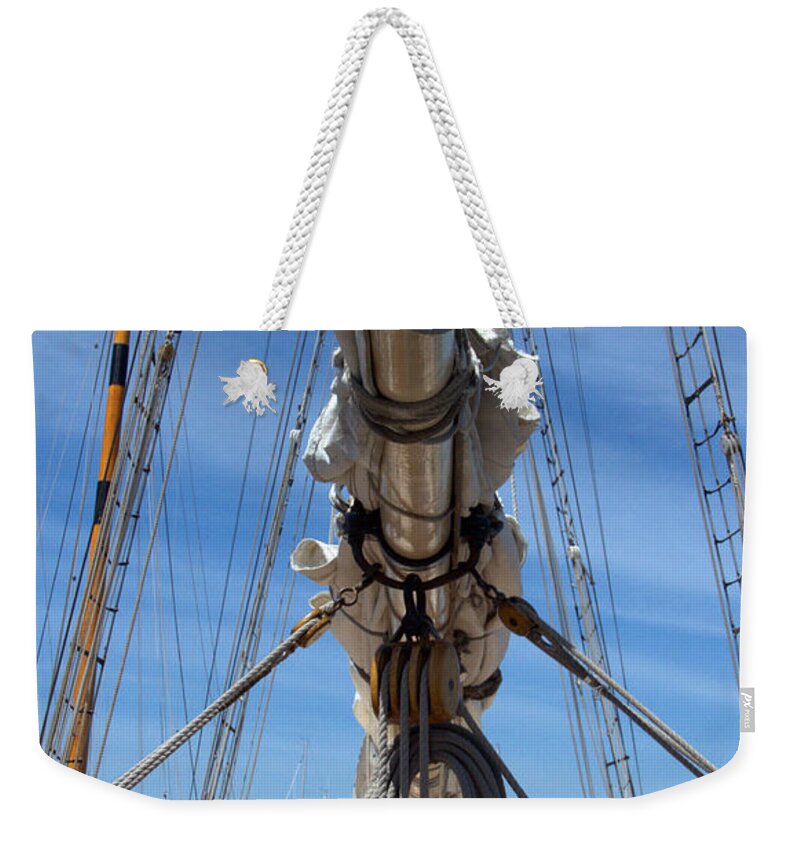 Mast Weekender Tote Bag featuring the photograph Ship Shape in Key West by Bob Slitzan