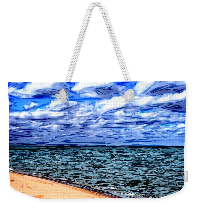Lake Superior Weekender Tote Bag featuring the photograph Shores of Lake Superior by Phil Perkins