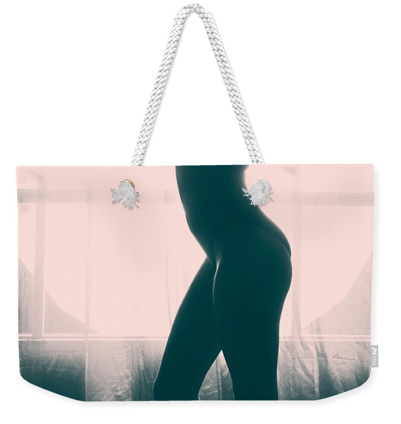 Boudoir Weekender Tote Bag featuring the photograph Silhouette by Stacy Abbott