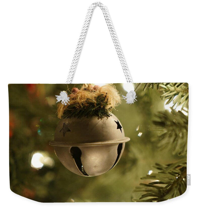 Silver Weekender Tote Bag featuring the photograph Silver Bell by Jean Macaluso