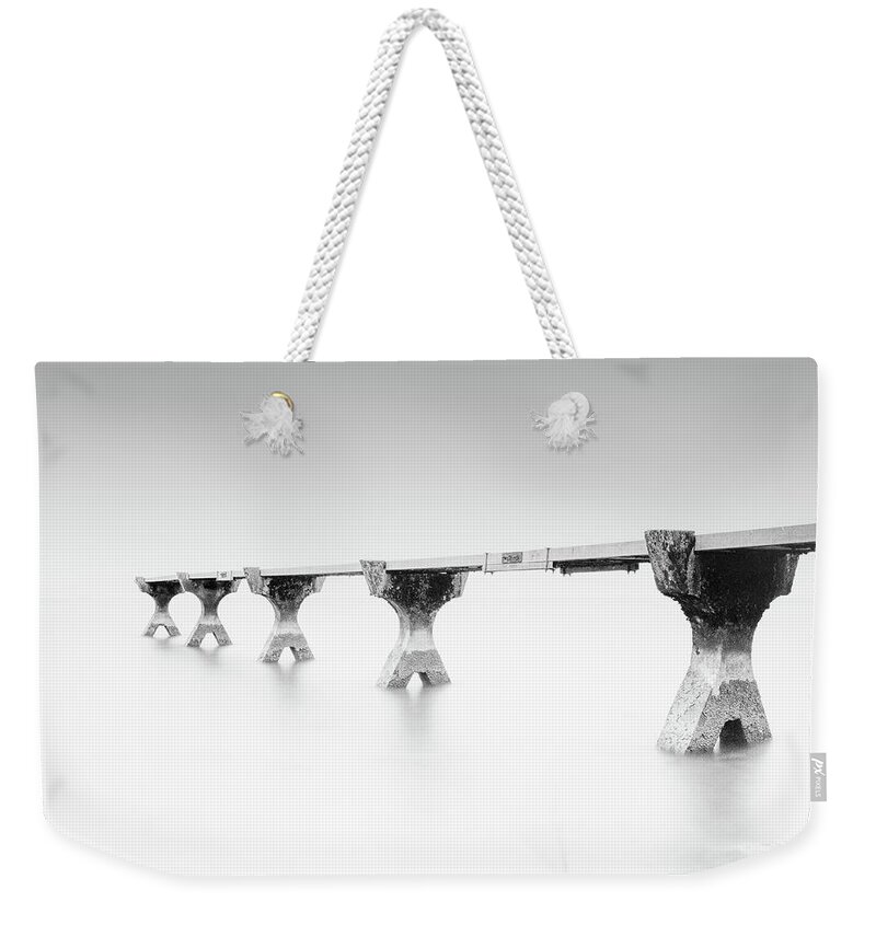 Scenics Weekender Tote Bag featuring the photograph Silver Lake II by Copyright © Marc Ottolini All Rights Reserved