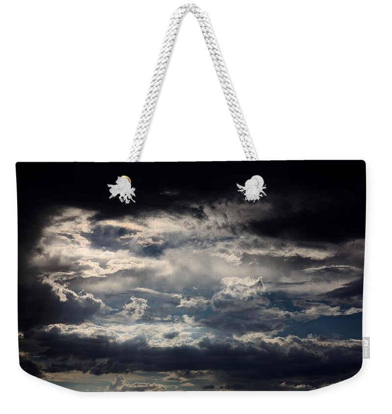 Clouds Weekender Tote Bag featuring the photograph Silver Linings by Joe Kozlowski