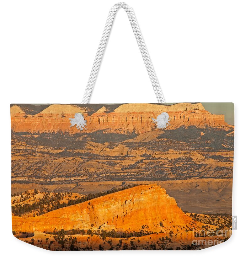 Bryce Canyon Weekender Tote Bag featuring the photograph Sinking Ship Sunset Point Bryce Canyon National Park by Fred Stearns