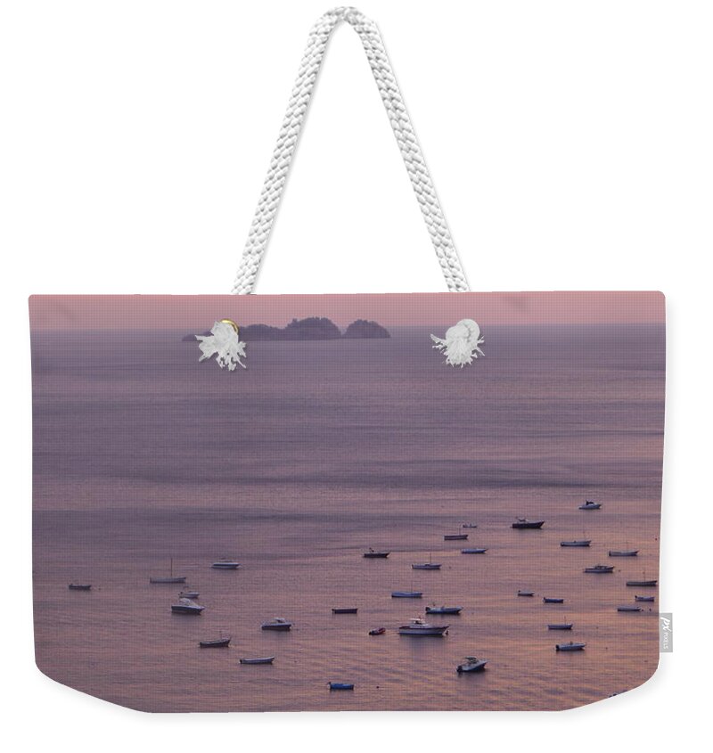  Weekender Tote Bag featuring the photograph Siren Island - Positano by Nora Boghossian