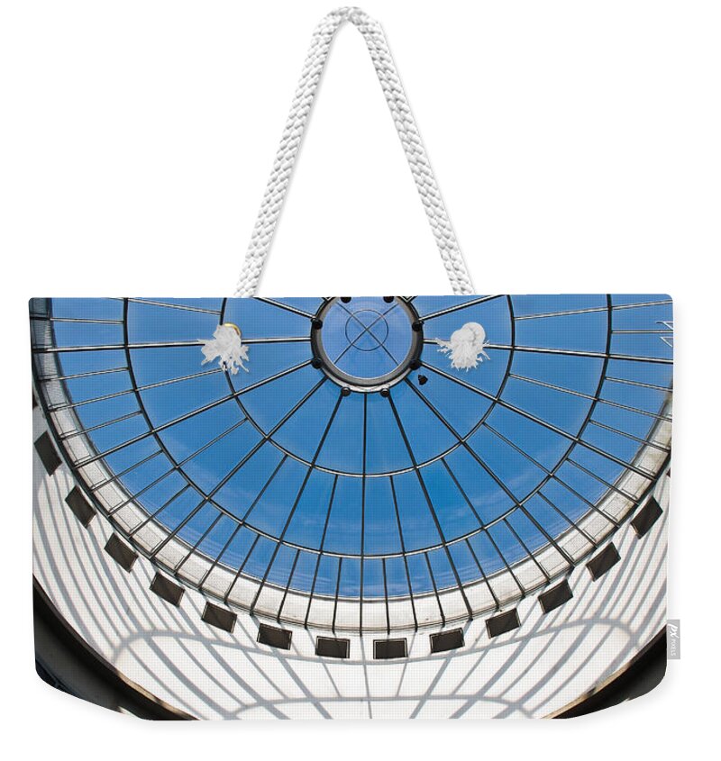 Skylight Weekender Tote Bag featuring the photograph Sky Light by Jo Ann Tomaselli