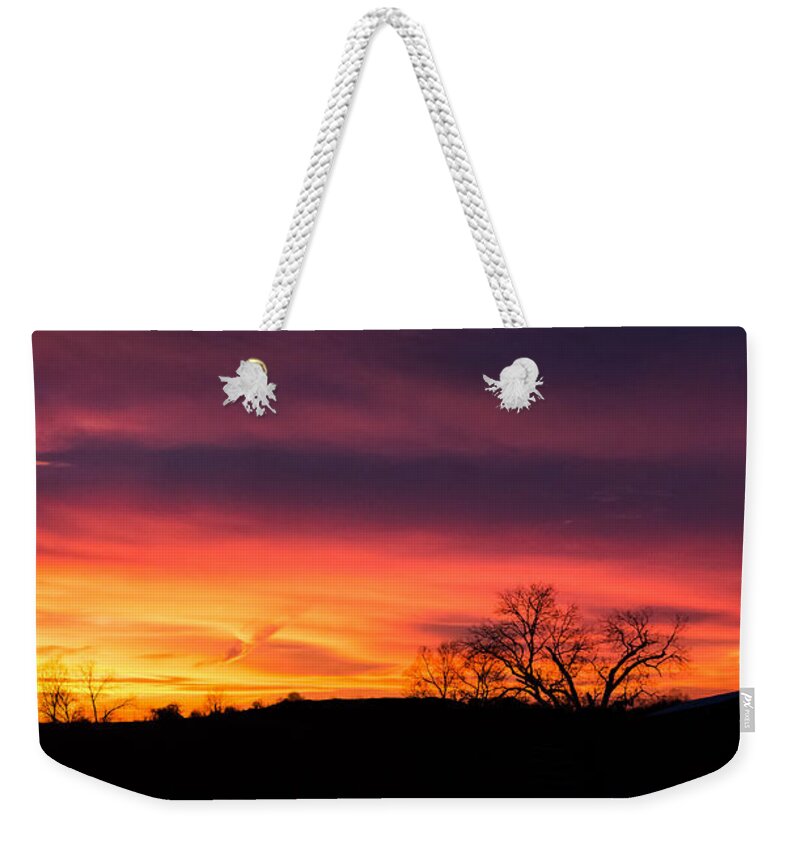 Sky Weekender Tote Bag featuring the photograph Beautiful Sky by Holden The Moment