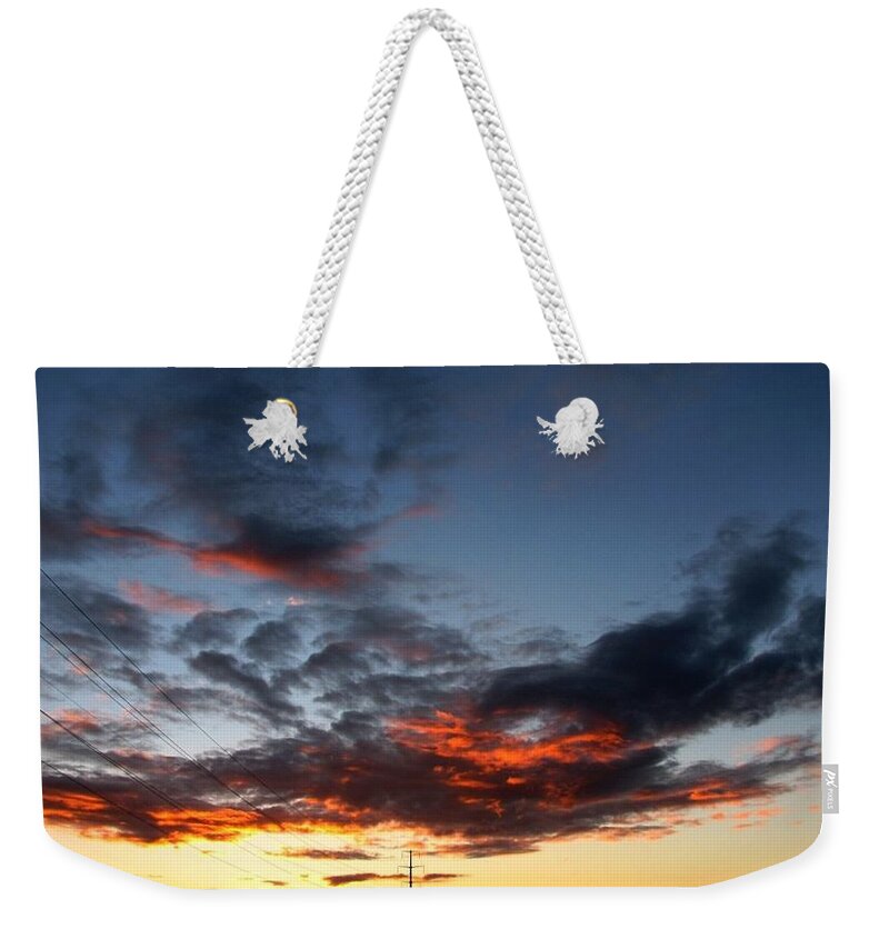 Oregon Weekender Tote Bag featuring the photograph Skyline by Chris Dunn