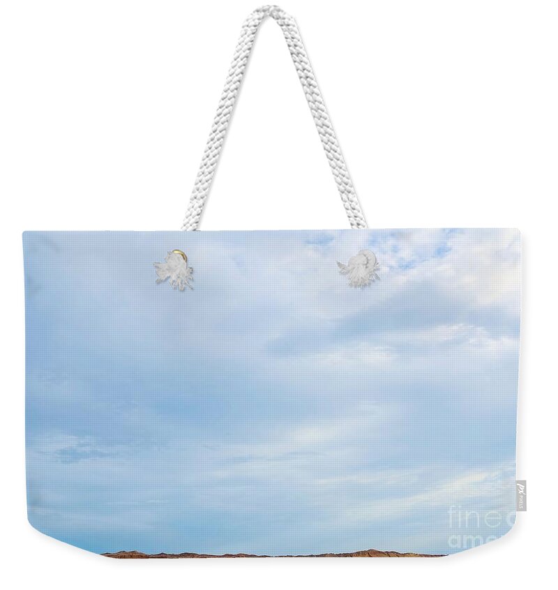 Beautiful Sky Weekender Tote Bag featuring the photograph SkywarD by Angela J Wright