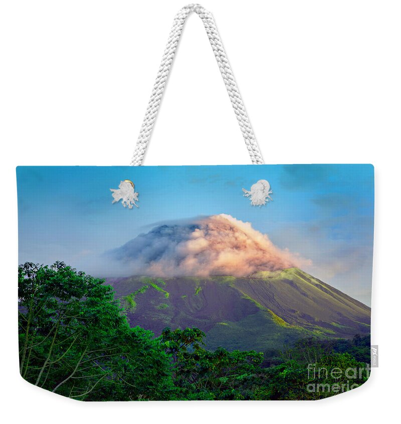 Arenal Weekender Tote Bag featuring the photograph Sleeping Giant by Gary Keesler