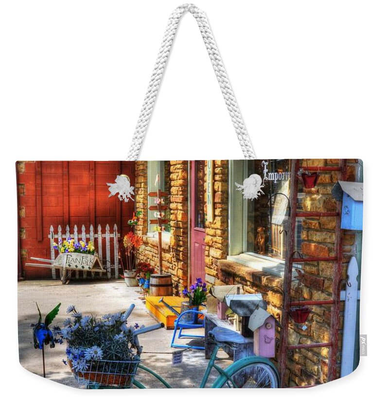 Nashville Indiana Weekender Tote Bag featuring the photograph Small Town America by Mel Steinhauer