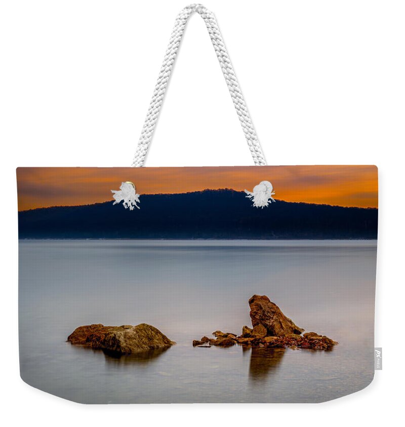 Long Exposure Weekender Tote Bag featuring the photograph Solace by Mark Rogers