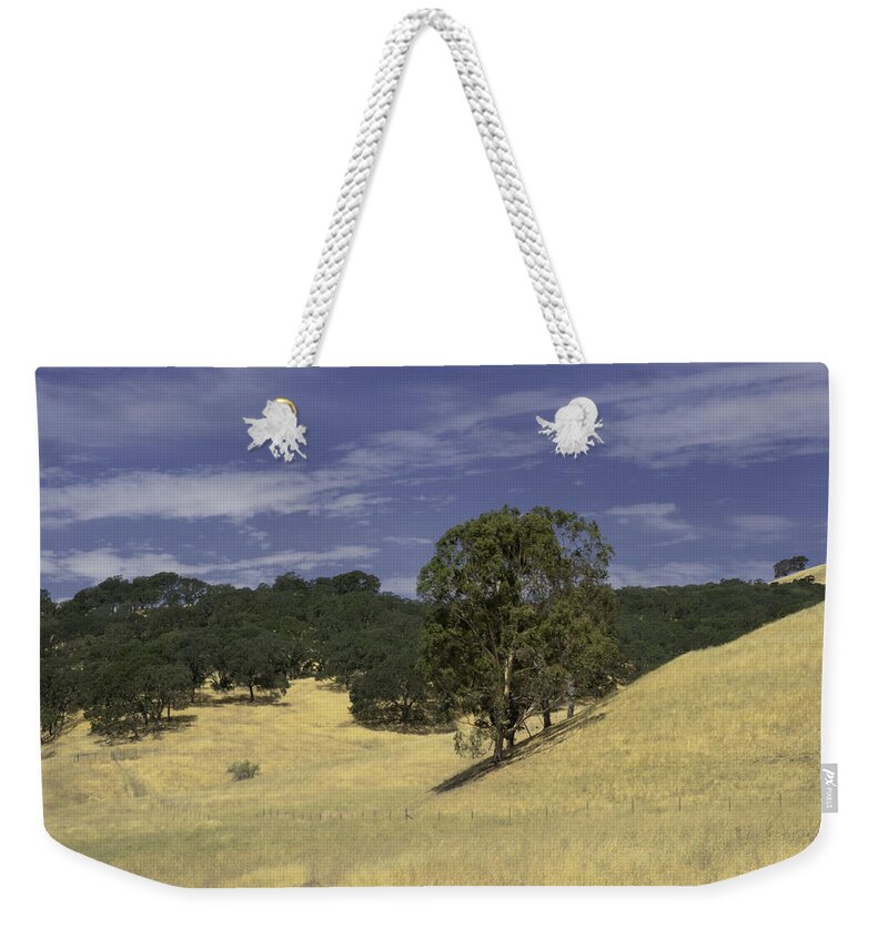 Solano Hills Weekender Tote Bag featuring the photograph Open Spaces by Weir Here And There