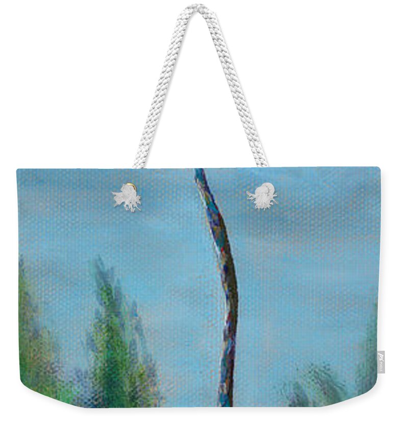  Weekender Tote Bag featuring the painting Solitude by Kerri Meehan
