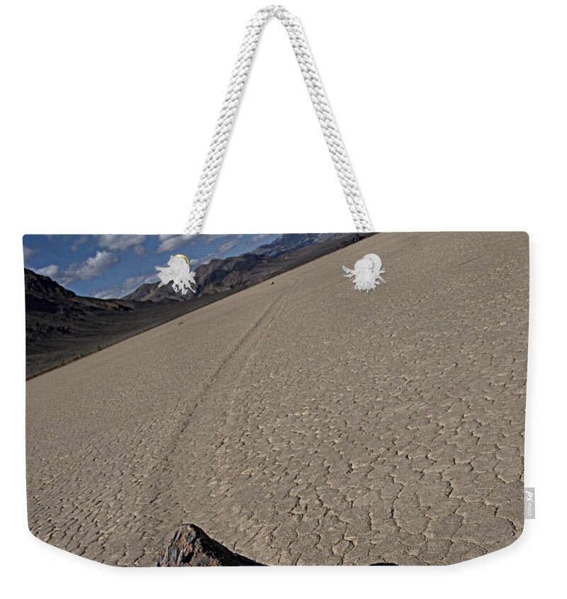 Racetrack Weekender Tote Bag featuring the photograph Solo Slider by Joe Schofield