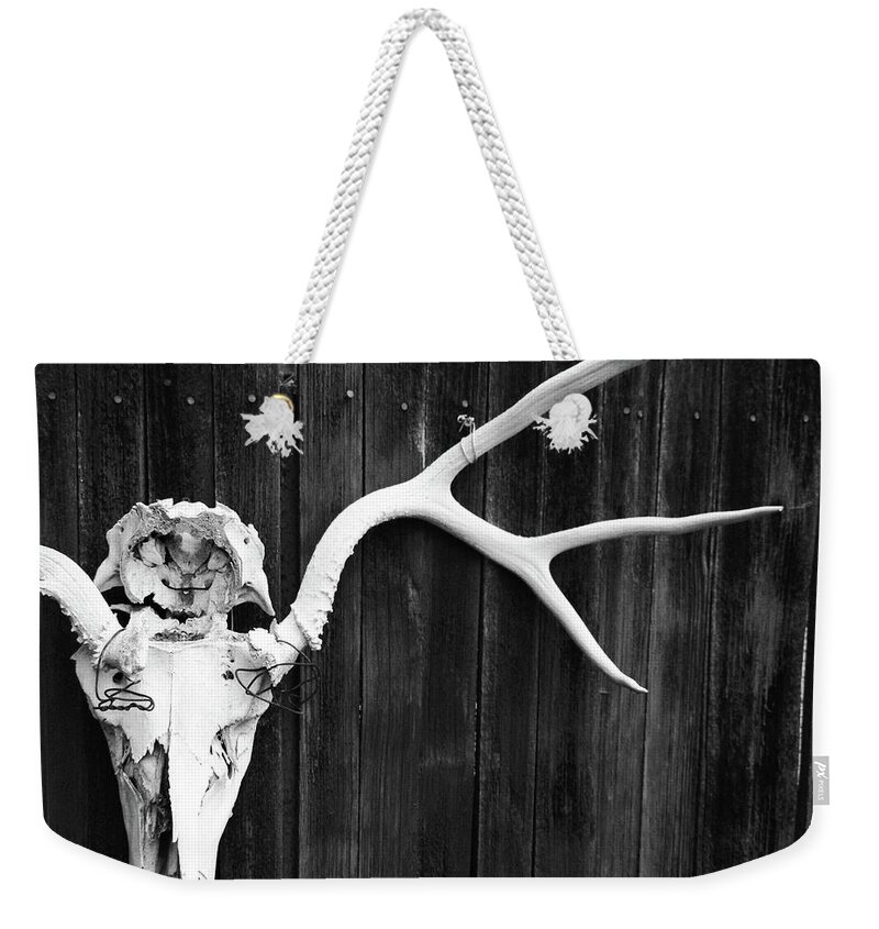 Animal Skull Weekender Tote Bag featuring the photograph Southwest Americana by Amygdala imagery