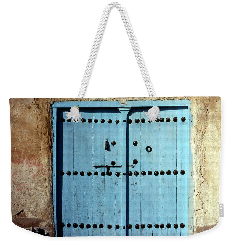 East Weekender Tote Bag featuring the photograph Spaghetti Movie Doorway by Waddle