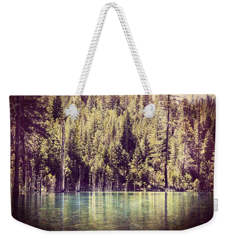 Spalding Mill Pond Weekender Tote Bag featuring the photograph Spalding Mill Pond by Melanie Lankford Photography