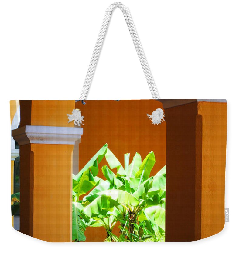 Traditional Weekender Tote Bag featuring the photograph Spanish Court by George D Gordon III