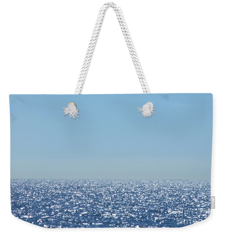 Artoffoxvox Weekender Tote Bag featuring the photograph Sparkling Ocean Atmosphere by Kristen Fox