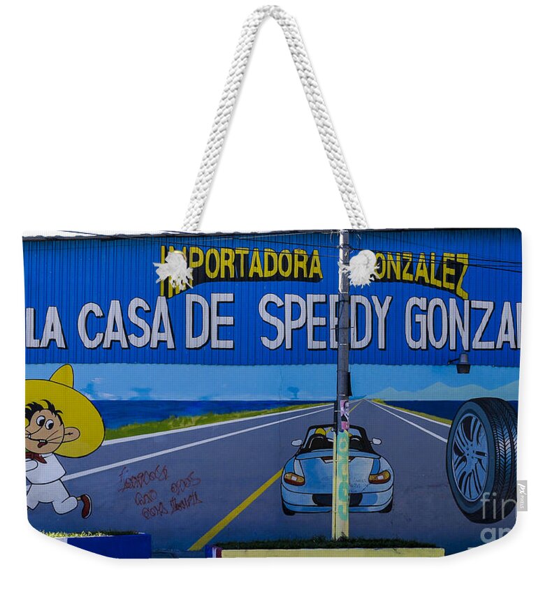 El Salvador Weekender Tote Bag featuring the photograph Speedy Gonzalez by Steven Ralser