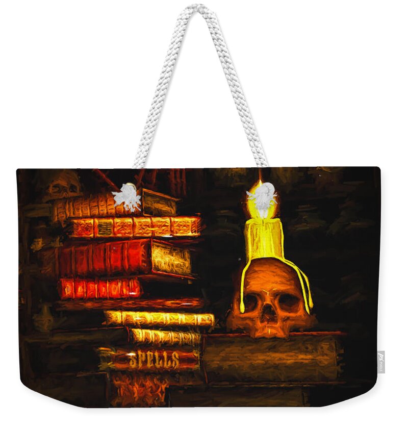 Spell Weekender Tote Bag featuring the painting Spells by Bob Orsillo
