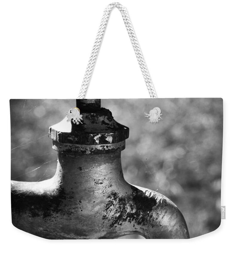 Kelly Weekender Tote Bag featuring the photograph Spigot by Kelly Hazel