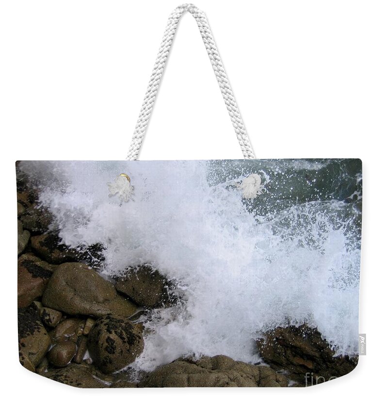 Splash Weekender Tote Bag featuring the photograph Splash by James B Toy