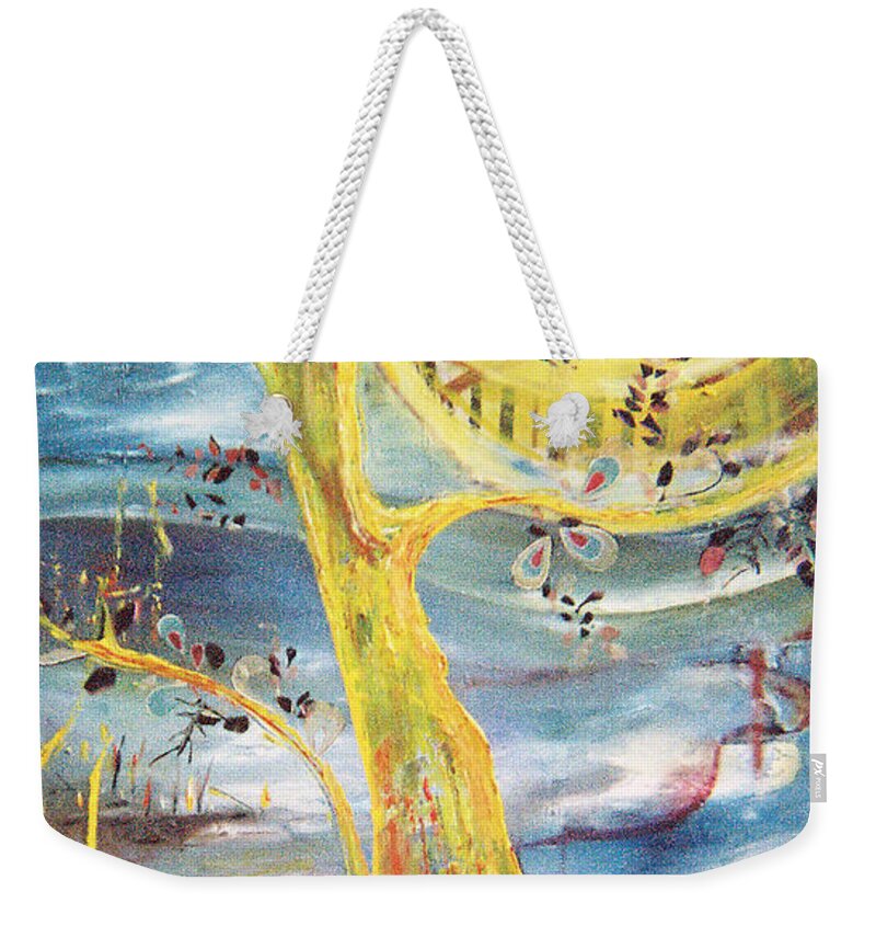 Impressionism Weekender Tote Bag featuring the painting Spring Glory by Peggy Blood