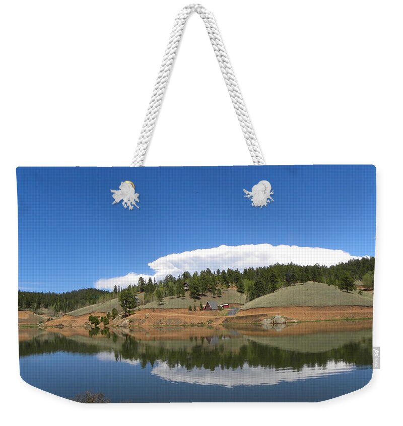 Burgess Weekender Tote Bag featuring the photograph Ridge Over Burgess Res Divide CO by Margarethe Binkley