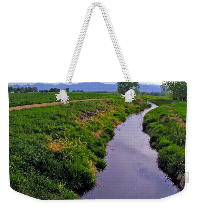 Spring Walk East Boulder Colorado Rocky Mountains Teller Lake Boulder Open Space Weekender Tote Bag featuring the photograph Spring walk by George Tuffy